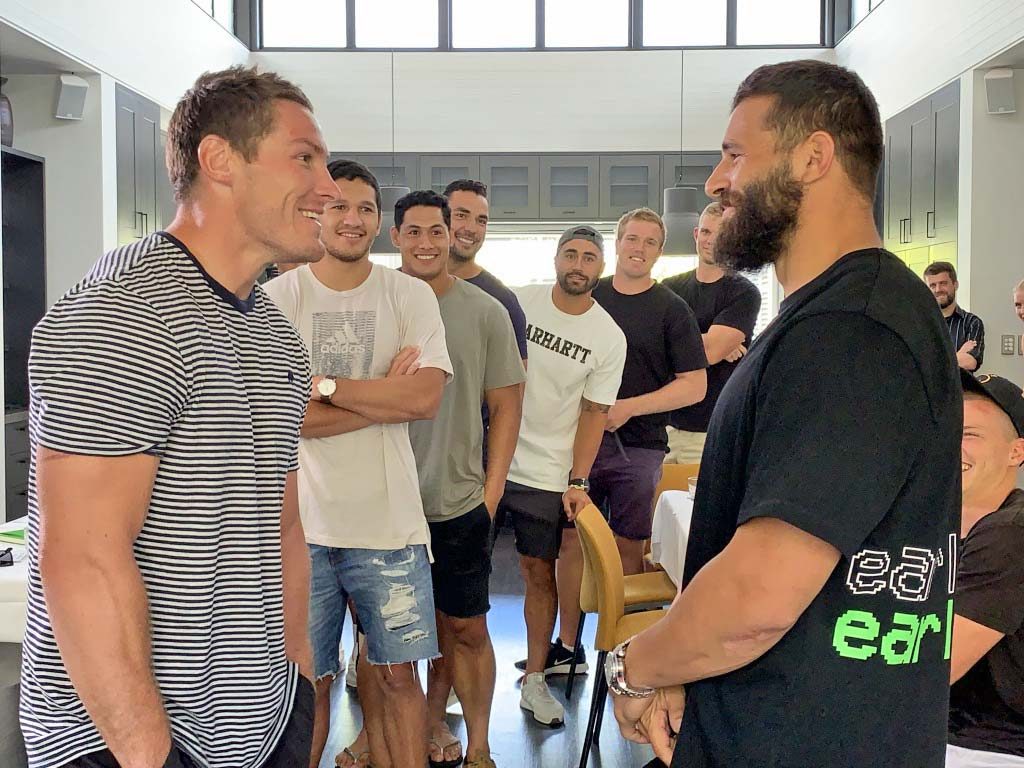NRL-players-in-workshop NRL players in workshop